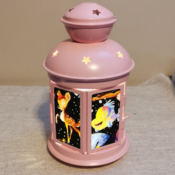 Disney Other - Dark Disney Watercolour Soft Pink Lantern